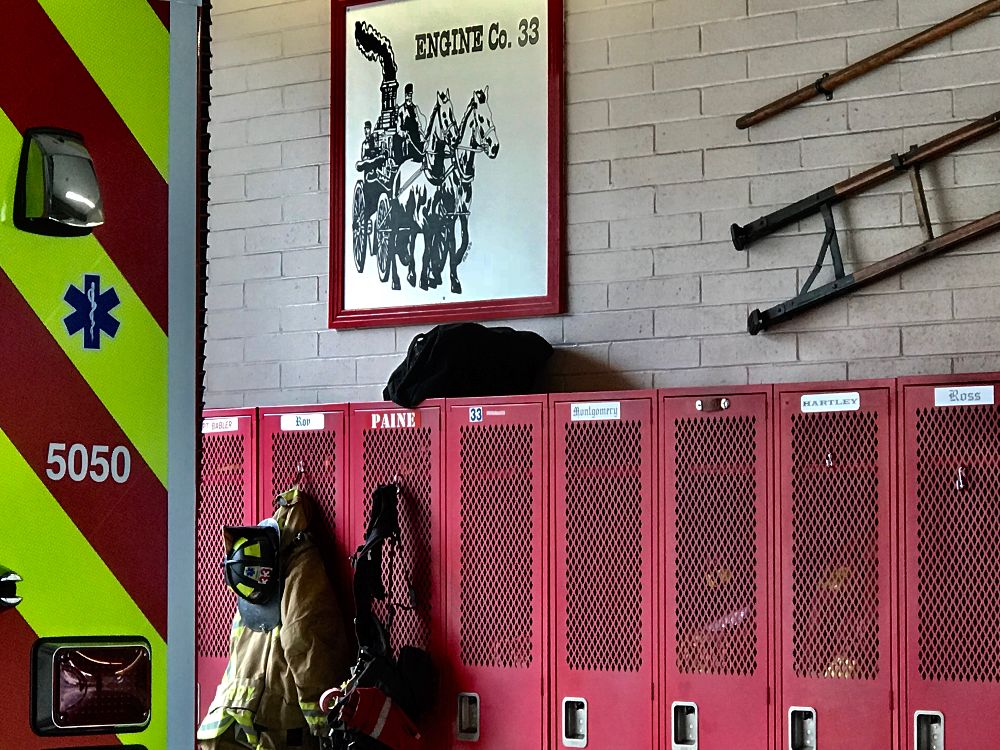 Fire department hero